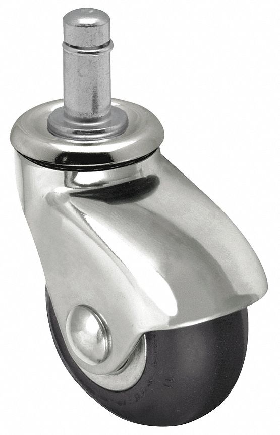Stem Caster, 2 in Wheel Dia., 75 lb Load Rating Grainger
