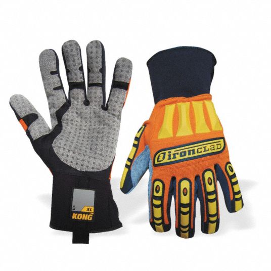 AntiVibration Mechanics Gloves, 1 PR Grainger