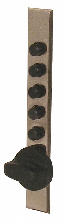 3EPT2 - Mechanical Lock Satin Brass 5 Button