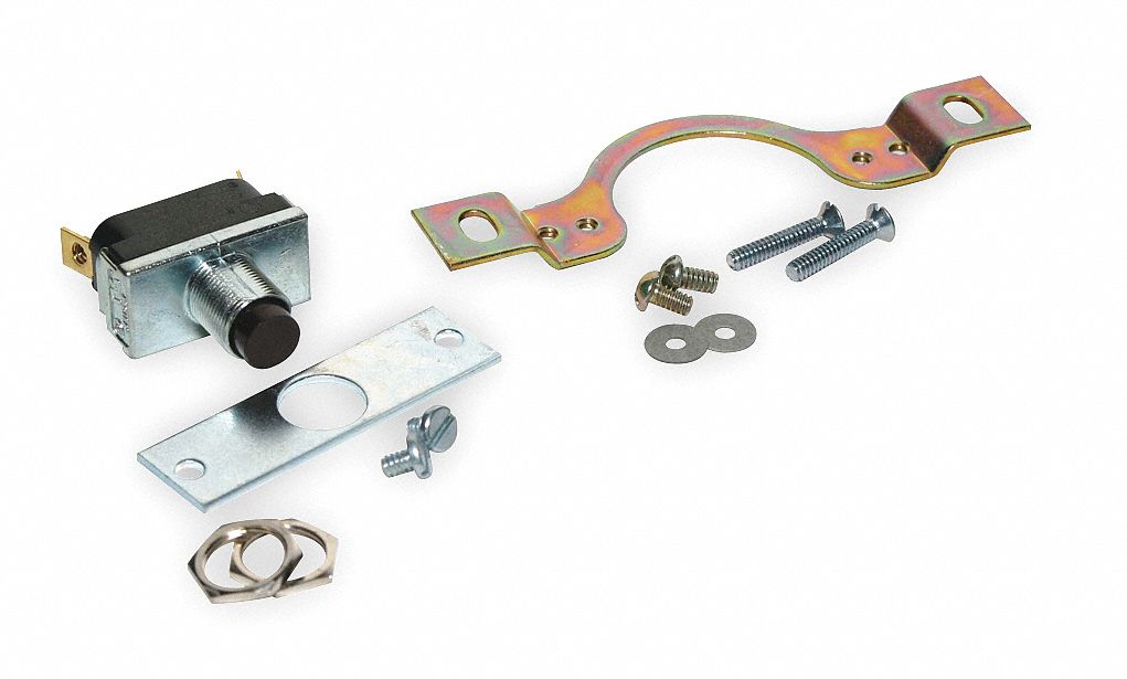 Override Switch Brass