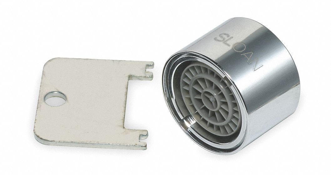 Outlet: 1.5 gpm Flow Rate, Laminar Flow Outlet, Metal, Chrome Finish, Female