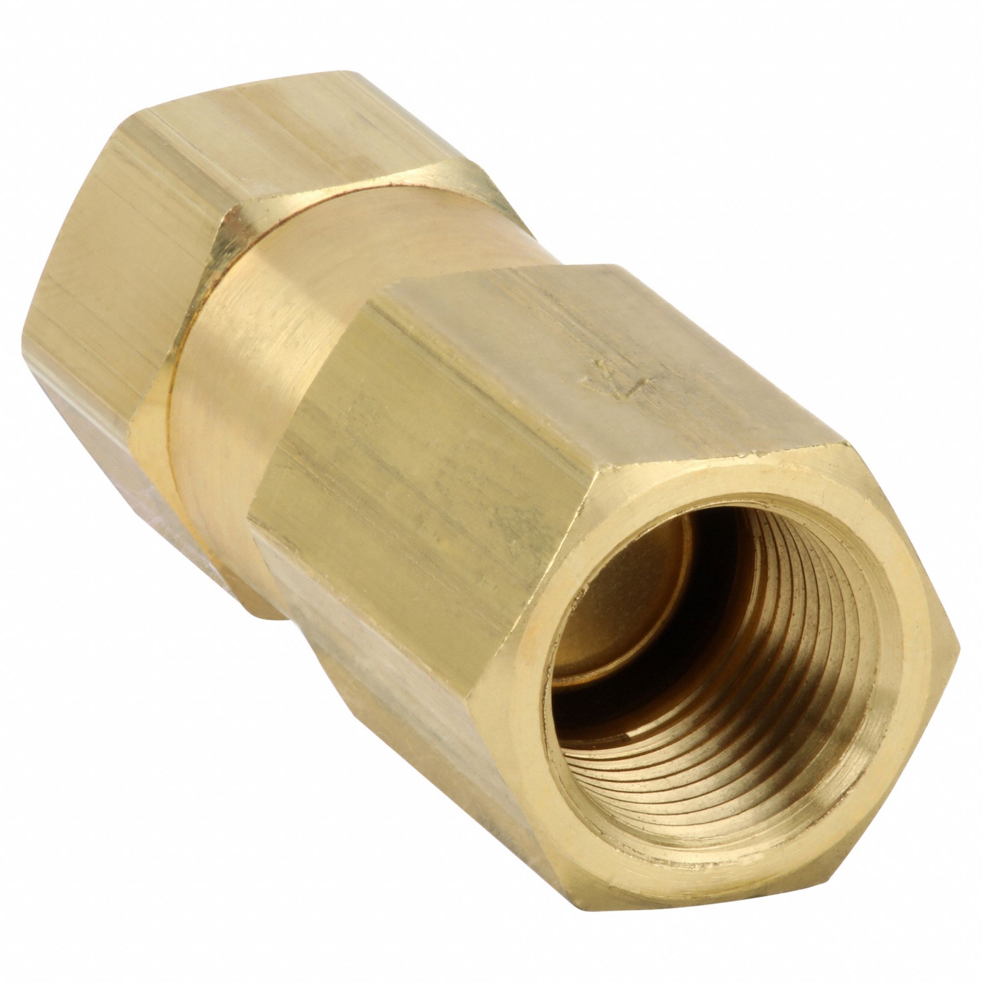 CHECK VALVE, IN TANK, BRASS, 3/8 IN FPT, 3/8 IN FPT, 450 PSI MAXIMUM PRESSURE