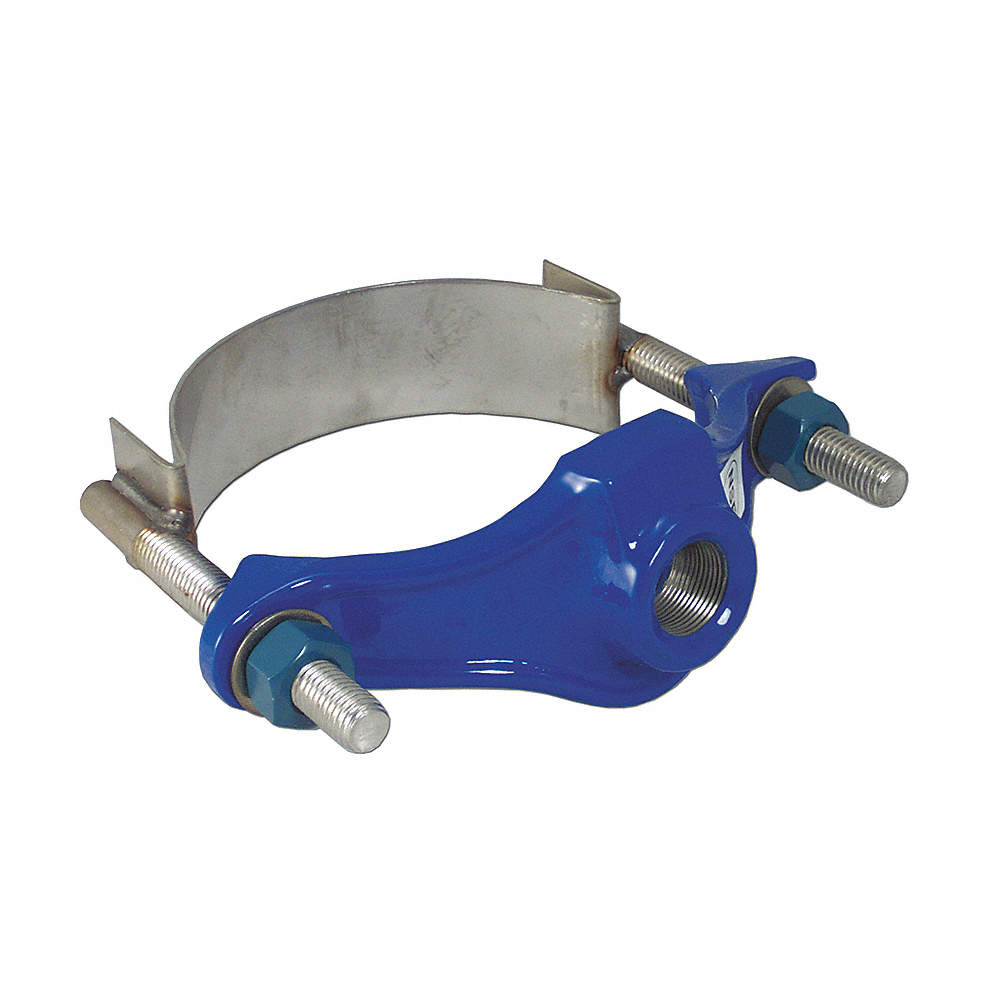 Outlet 1 1/2 in Saddle Clamp Pipe 4 in 