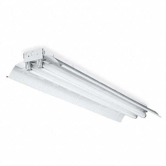 Standard fluorescent shop light fixture