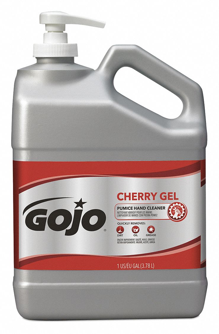 GOJO Cherry, Gel, Hand Cleaner, 1 gal, Pump Bottle, None 3EUF9235802 Grainger
