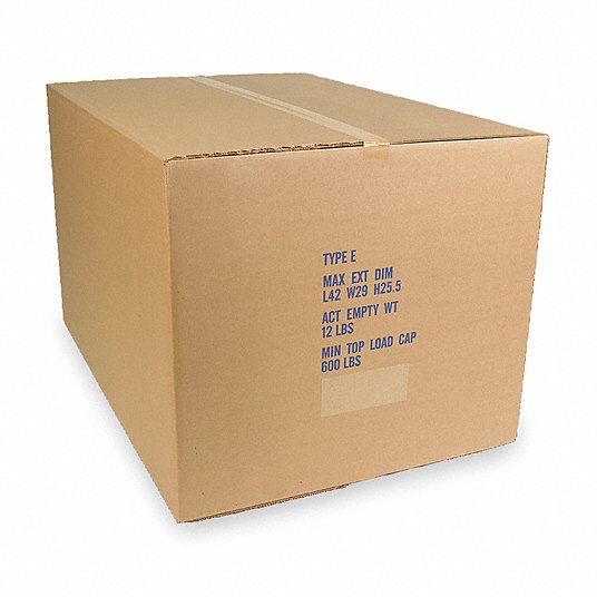 Bulk Shipping Container, Kraft Brown
