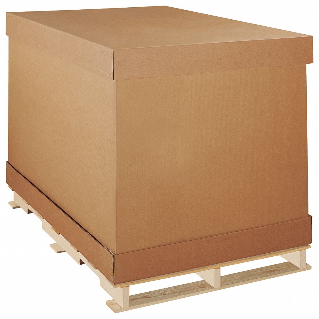 GRAINGER APPROVED Bulk Shipping Box Bulk Cargo Double Wall 56 3 4 X 