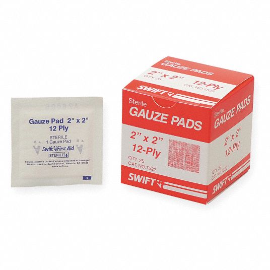 HONEYWELL Gauze Pad, Bulk, Sterile, PK 25 3EWD9067522 Grainger