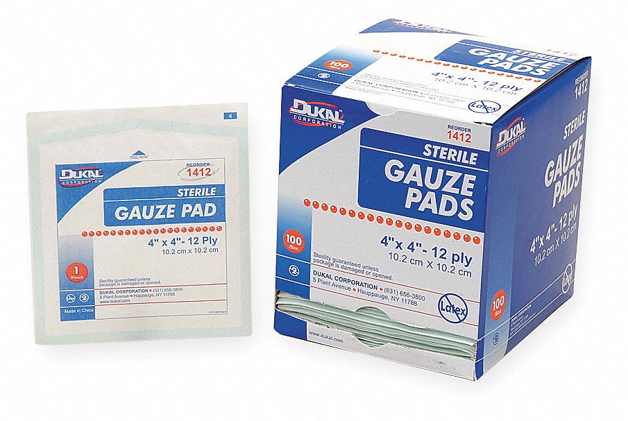 HONEYWELL Gauze Pad, Bulk, Sterile, PK 100 3EWE4067644 Grainger
