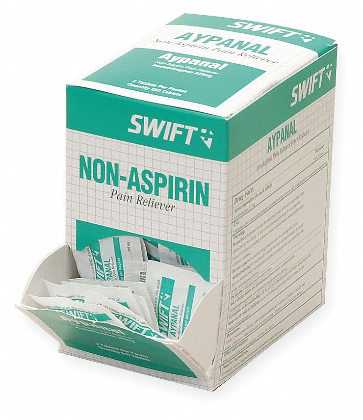 NonAspirin Pain Relief, Tablet, 125 x 2, Regular Strength