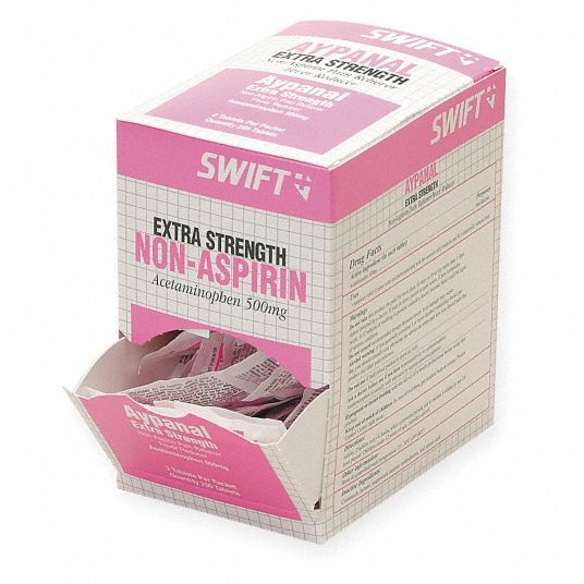 NonAspirin Pain Relief, Tablet, 125 x 2, Extra Strength, Acetaminophen