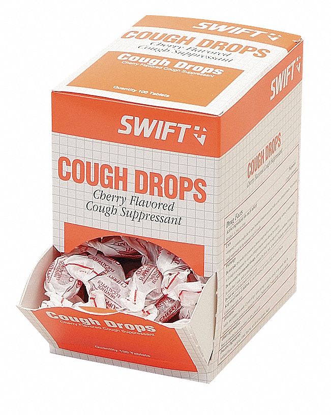 Cough Drops, Lozenge, 100 x 1, Regular Strength, Menthol Grainger