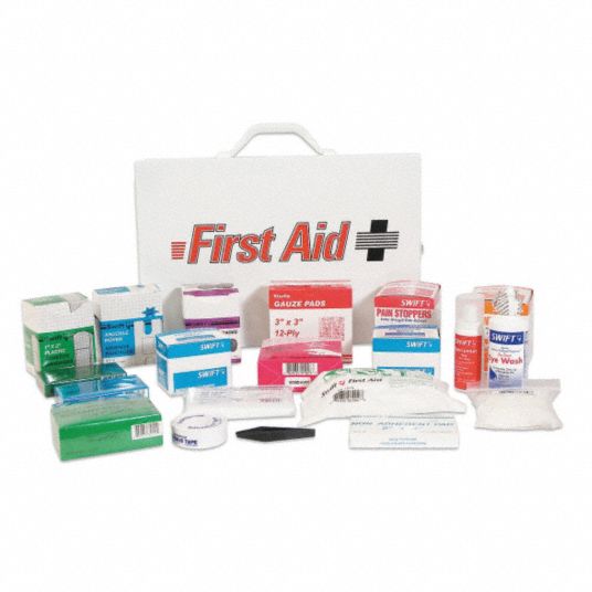 HONEYWELL NORTH First Aid Kit, Kit, Steel, General Purpose, 100 People Served per Kit 3EWK3