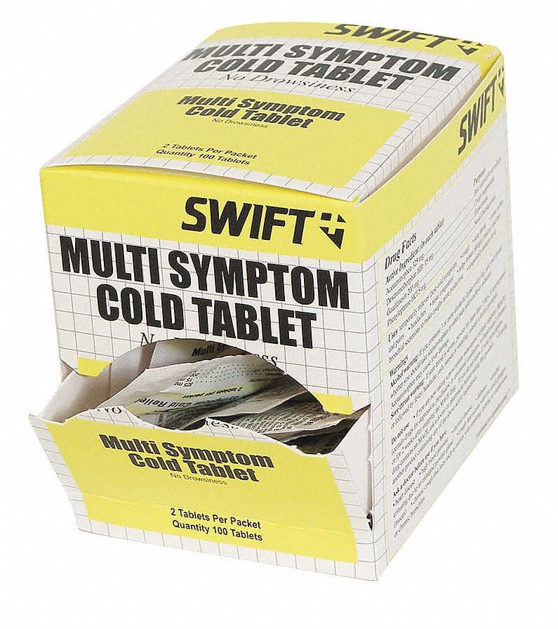 HONEYWELL NORTH Cold and Flu, Tablet, 50 x 2, Regular Strength