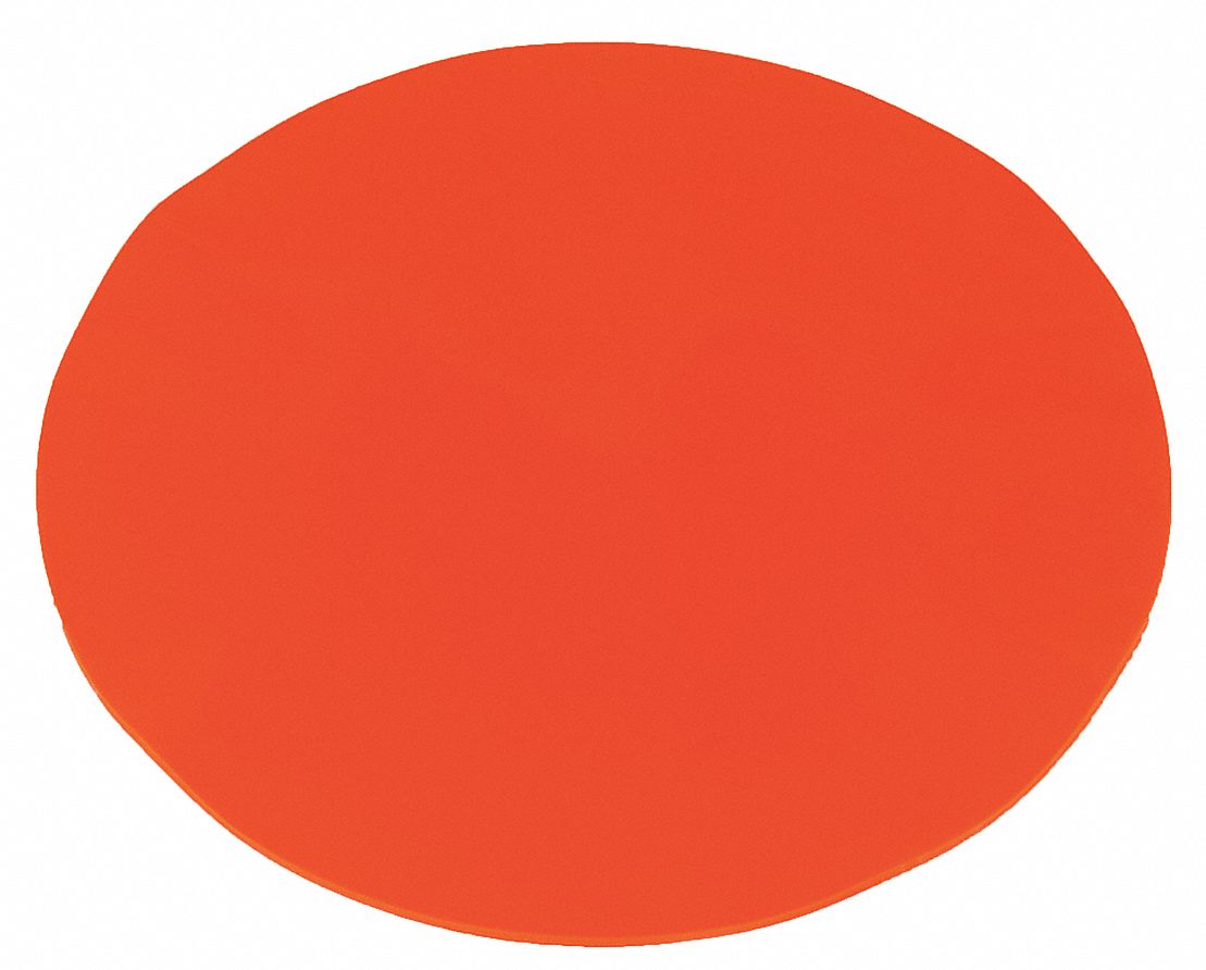 DRAIN COVER SEAL, 30 IN D, 24 IN DIA MAX DRAIN SIZE, POLYURETHANE, ORANGE, CIRCLE