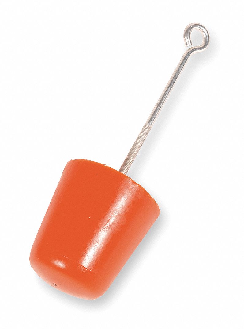 3EWY2 - Drain Plug Orange 6 In