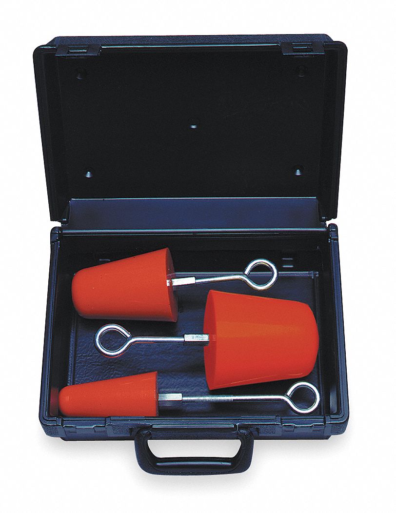 3EWY1 - Drain Plug Kit Orange 2 3 4 In