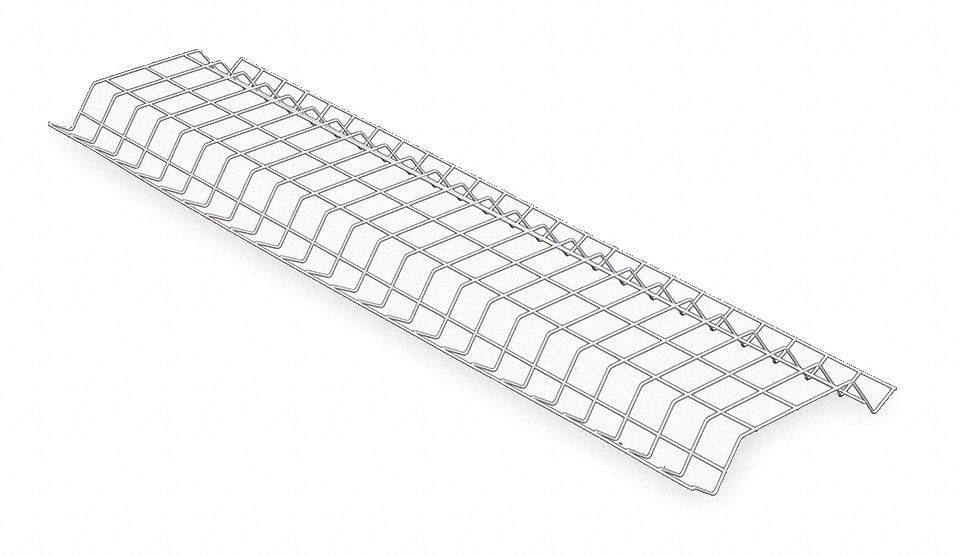 WIRE GUARD FOR LOW BAY, L SERIES, 48 IN L, 12 IN W, 4 IN H, ENAMEL