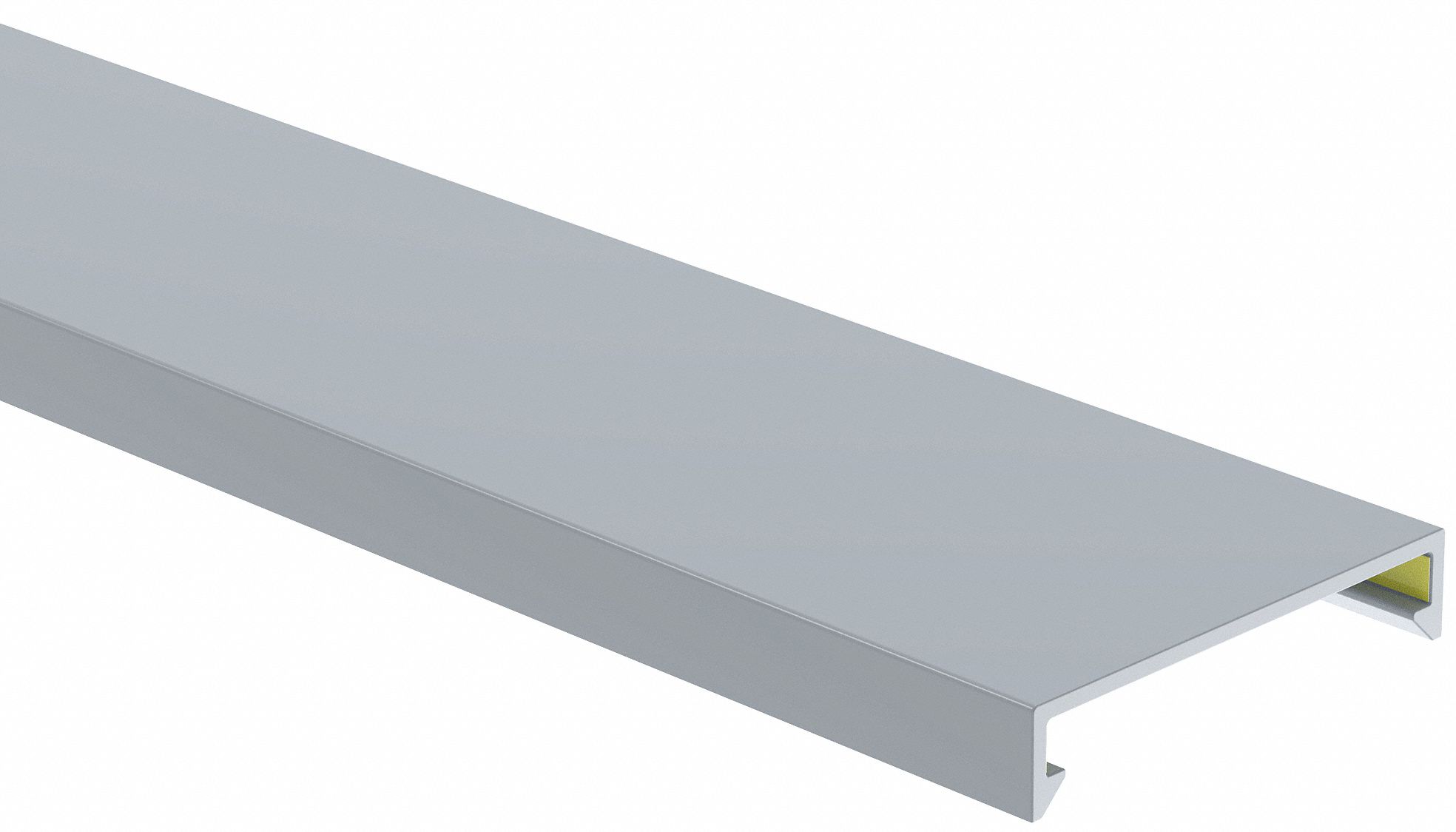 PANDUIT WIRING DUCT COVER, PVC, 72 IN L, GREY, C1.5L6F, FLUSH Wiring