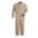 MEN'S COVERALLS, 11 CAL/SQ CM ATPV, 2XL, 50 IN CHEST, KHAKI, ZIPPER, HRC2