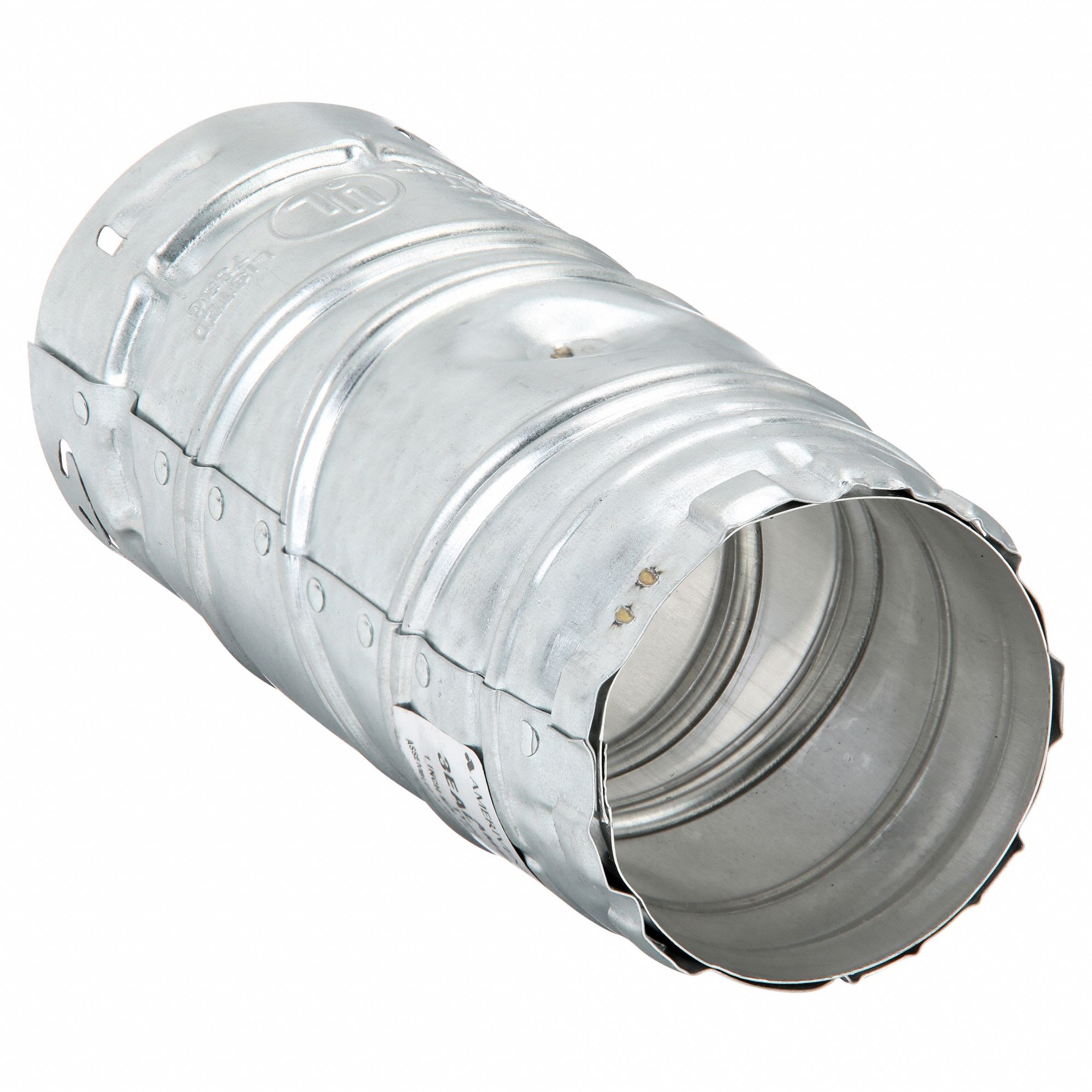 Gas Vent Elbow: 3 in Duct, 8 in Lg, Steel, Category I, Galvanized Steel