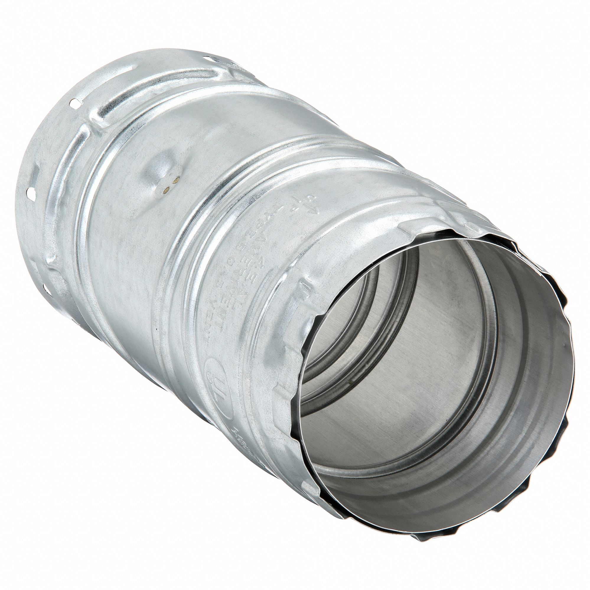 Gas Vent Elbow: 4 in Duct, 8 3/4 in Lg, Steel, Category I, Galvanized Steel