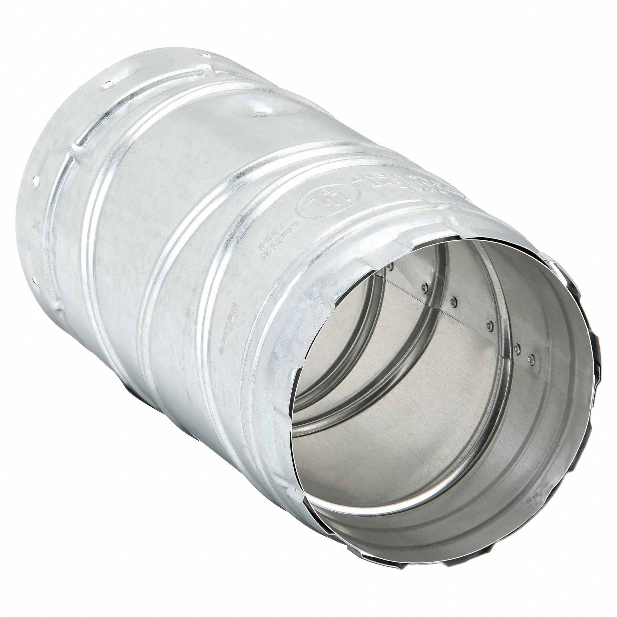 Gas Vent Elbow: 5 in Duct, 9 1/4 in Lg, Steel, Category I, Galvanized Steel