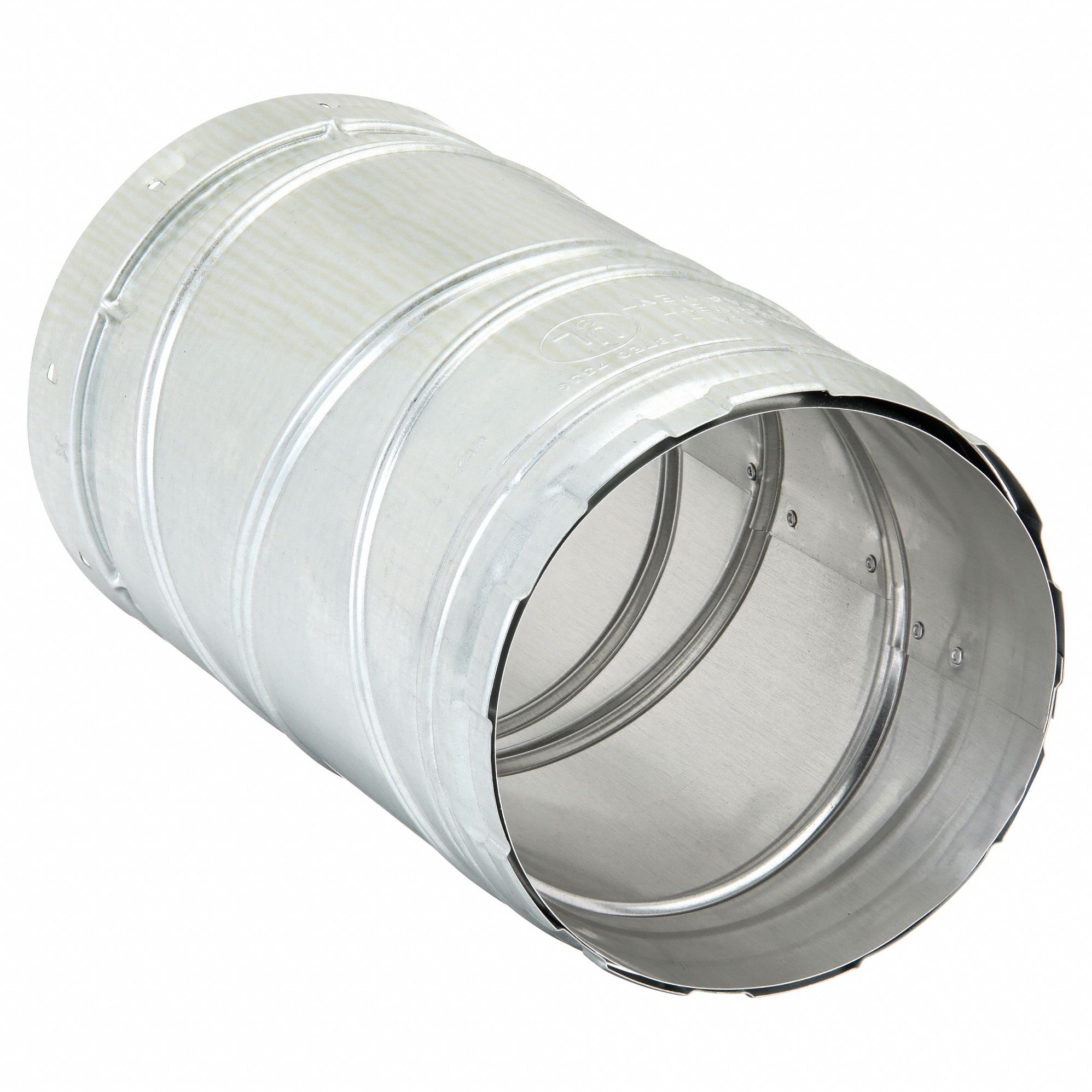 Gas Vent Elbow: 6 in Duct, 10 1/4 in Lg, Steel, Category I, Galvanized Steel