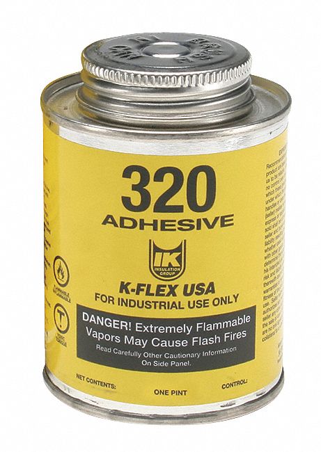 K-Flex 800-320-ptb Amber 320 Fast Tack Contact Adhesive, 1 Pint, Can W