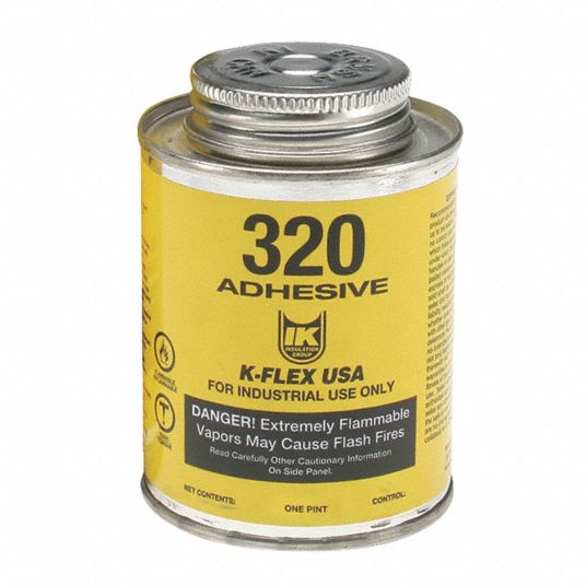 K-Flex 800-320-ptb Amber 320 Fast Tack Contact Adhesive, 1 Pint, Can W