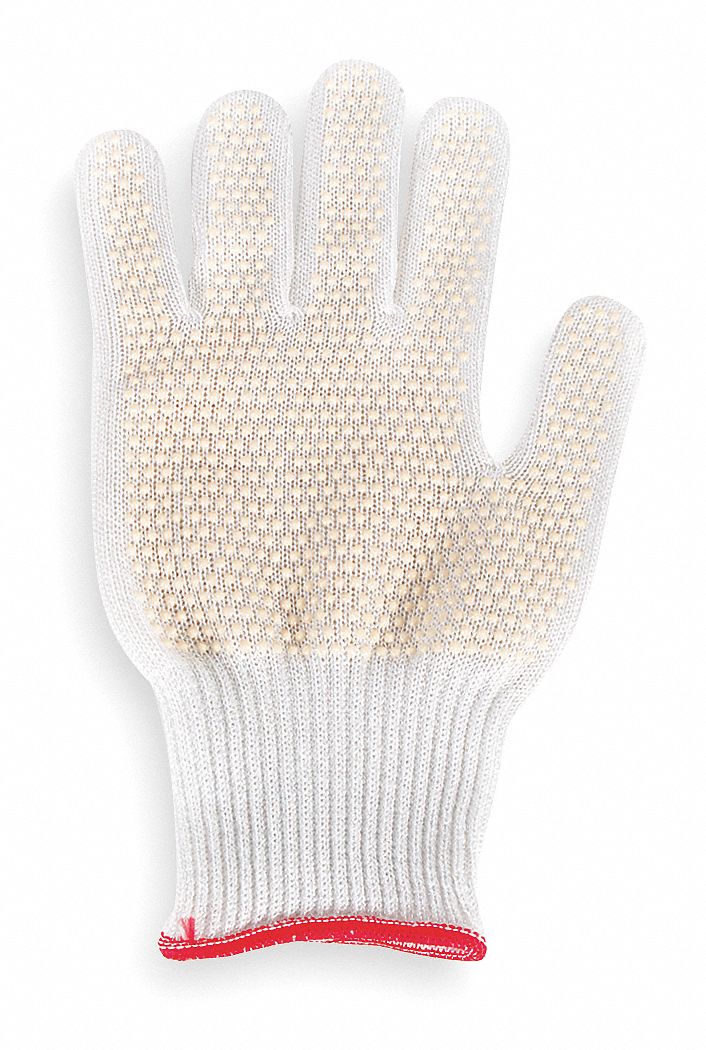 Knit White 10 Cut Resistant Glove 