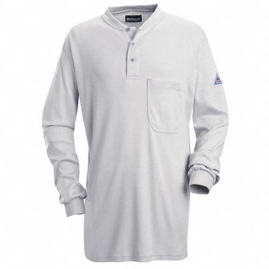 VF IMAGEWEAR, 8.9 cal/sq cm ATPV, Men's, FlameResistant Henley Shirt