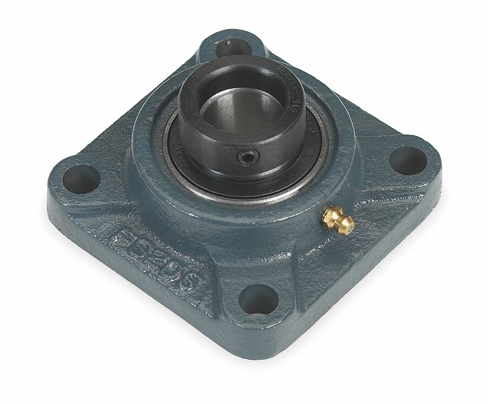 DAYTON, Radial Ball, 1 In Bore, 4 Bolt Flange Bearing - 3FCY9|3FCY9 ...