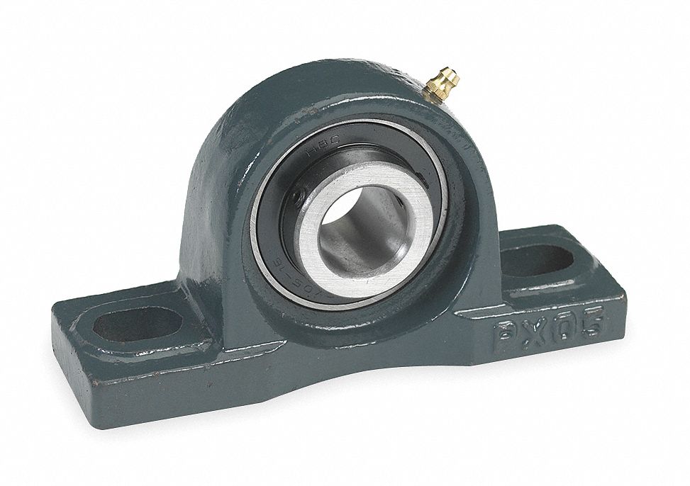 DAYTON, 1 7/16 In Bore, Cast Iron, Pillow Block Bearing - 3FDC5|3FDC5 ...