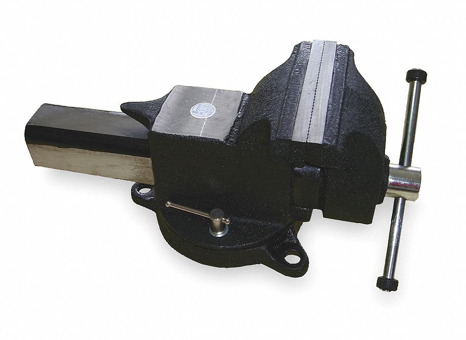 COMBINATION BENCH VISE,6 1/2 IN