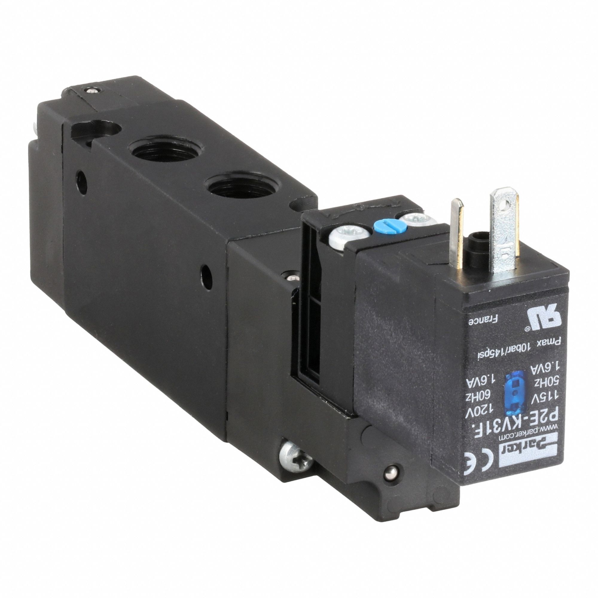 Solenoid Air Control Valve: B3, Four-Way / Two-Position, Single Solenoid, 110 to 120V AC