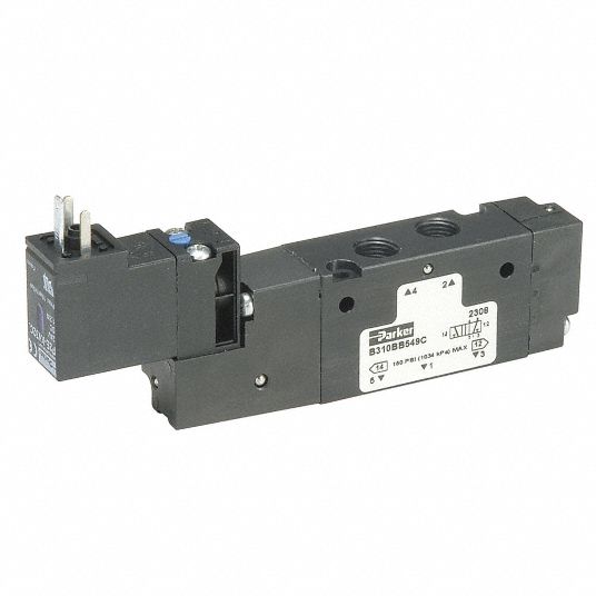 B6 Series, 120V AC, Solenoid Air Control Valve - 3FDU8|B612BB553A