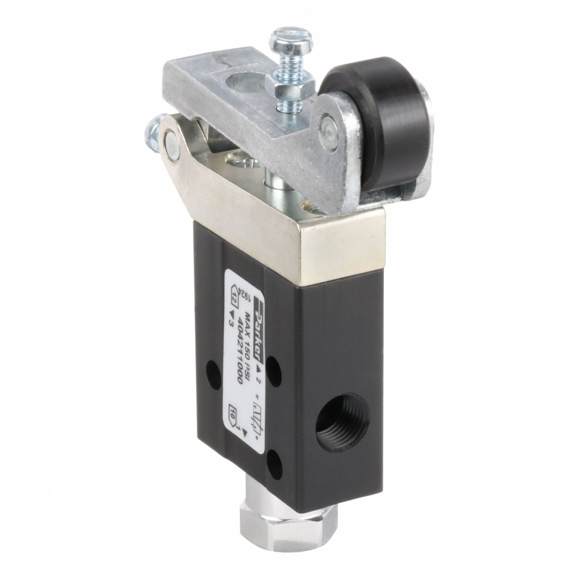 Manual Air Control Valve: DirectAir 2, Three-Way / Two-Position, Roller, 1/8 in Female NPT