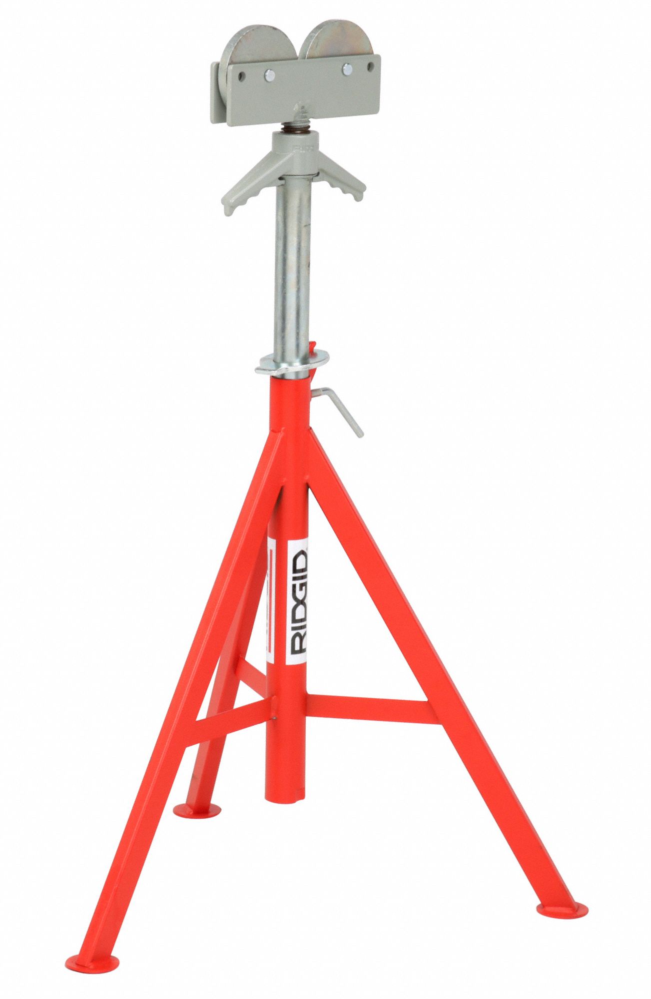 High Pipe Stand with Roller Head 32" to 55" H FoldaJack RIDGID