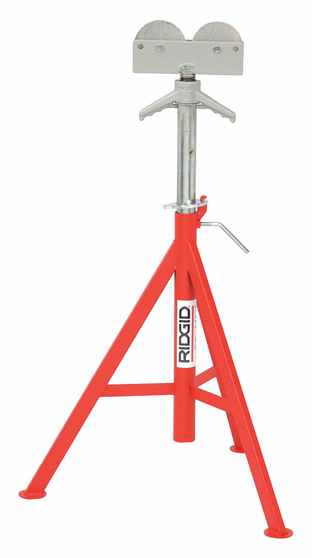 Refurbished 2-Ton Height Adjustable Pipe Roller Stands (Pipe