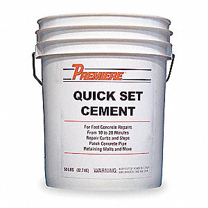 PLATINUM PRODUCTS Quick Set Cement Repair Mix - 3FE80|UPQS50 - Grainger