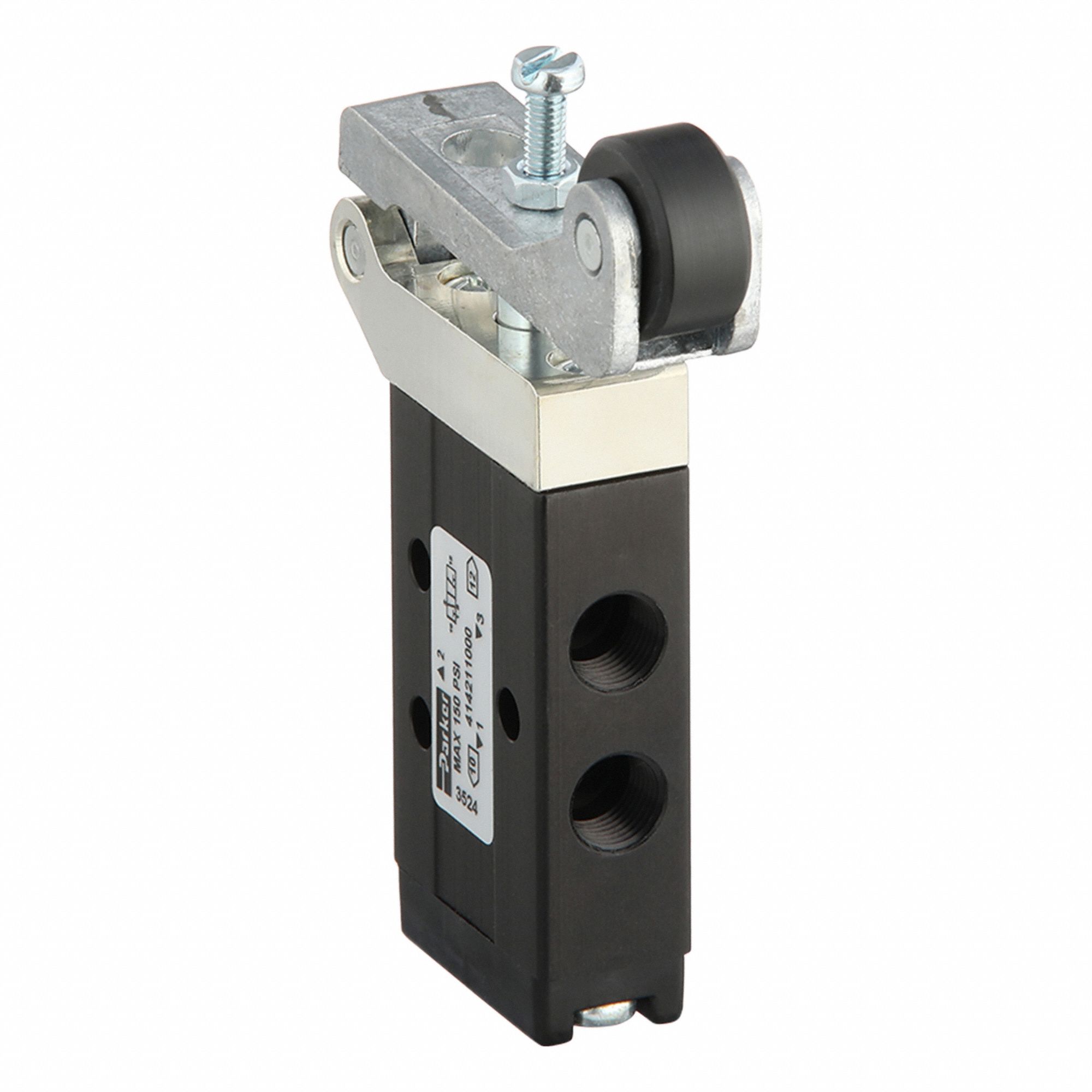 Manual Air Control Valve: DirectAir 2, Three-Way / Two-Position, Roller, 1/8 in Female NPT