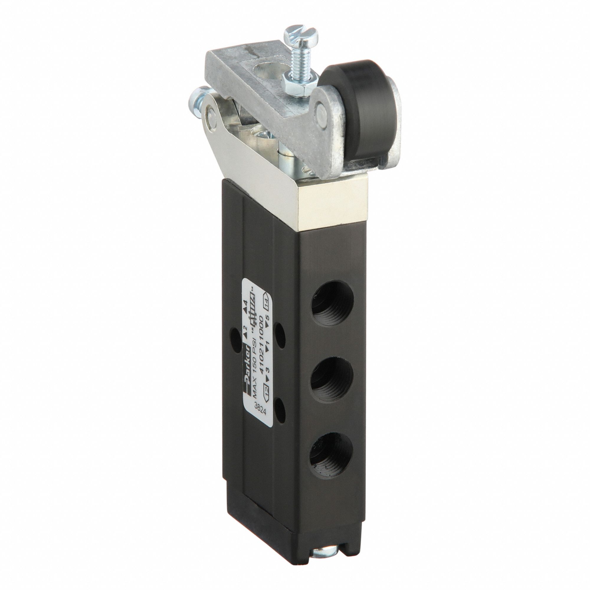 Manual Air Control Valve: DirectAir 2, Four-Way / Two-Position, Roller, 1/8 in Female NPT