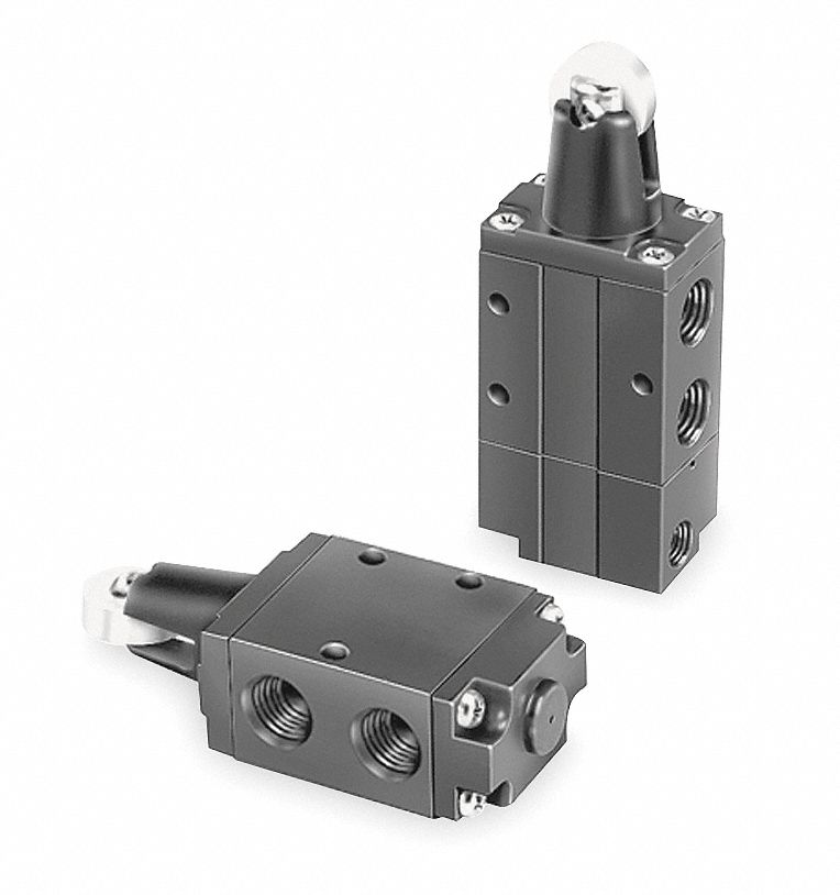 PARKER 1/4" Manual Air Control Valve with 3Way, 2Position Air Valve