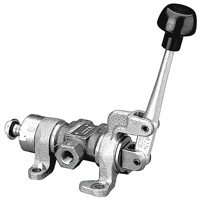 PARKER 3/4" Manual Air Control Valve with 4Way, 3Position Air Valve