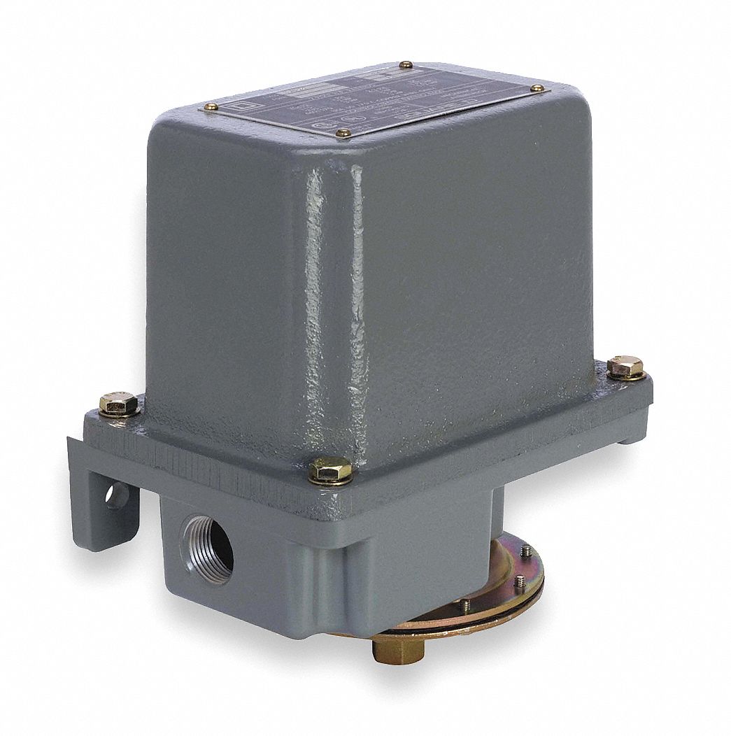 SQUARE D, 3 to 150 psi, 9 to 35 psi, Pressure Switch 3FJZ79012GAR5