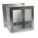 WALL HOUSING, STEEL, FOR 60 IN BLADE DIAMETER, 16 GA THICK, 67¾ X 67¾ IN, GALVANIZED STEEL