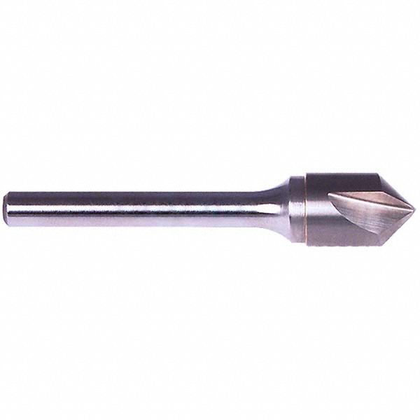 Countersink: 1 1/4 in Body Dia., 3/4 in Shank Dia., ALTiN Finish, 3 1/4 in Overall Lg, Carbide