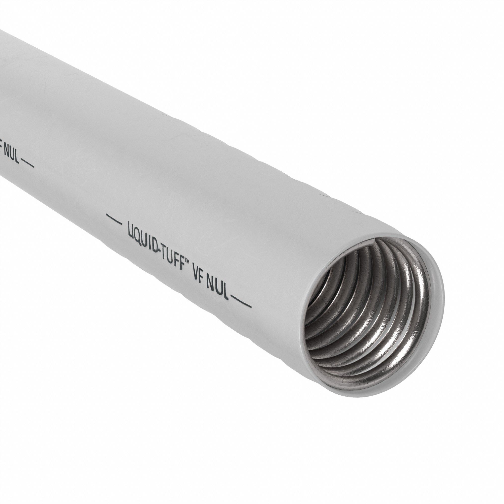 LIQUID-TIGHT FLEX METAL CONDUIT, ¾ IN TRADE SIZE, GREY, 2½ IN BEND RADIUS, 25 FT NOMINAL L