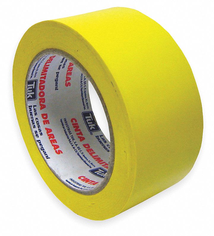 APPROVED VENDOR Cinta de Medir Adhesiva 500 Mylar/Poliéster Amarillo -  Cintas de Medir Adhesivas - 3KHL1